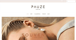 Desktop Screenshot of pauzeatelier.com